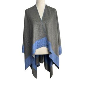 MELIFLUOS Women's Shawl Wrap Poncho Rhinestone Cape Sweater DESIGNED SPAIN NWT